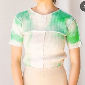 Libanati Outline Tee in Green